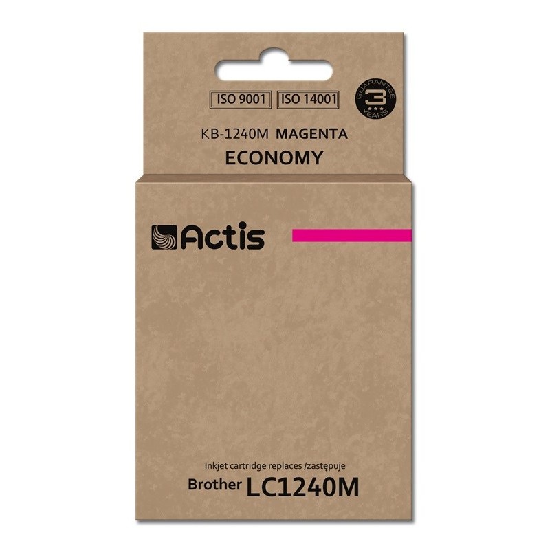 Actis KB-1240M Ink (replacement for Brother LC1240M/LC1220M Standard 19 ml magenta) Actis KB-1240M Ink (replacement for Brother LC1240M/LC1220M Standard 19 ml magenta)