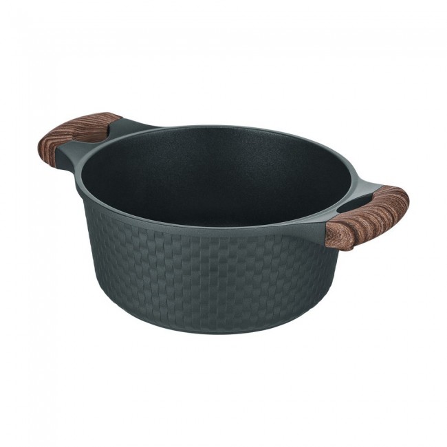 Resto Kitchenware Ran 2.4 L Round Black, Wood Resto Kitchenware Ran 2.4 L Round Black, Wood