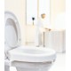 Toilet seat elevation cap with flap Etac HI-Loo 10 cm