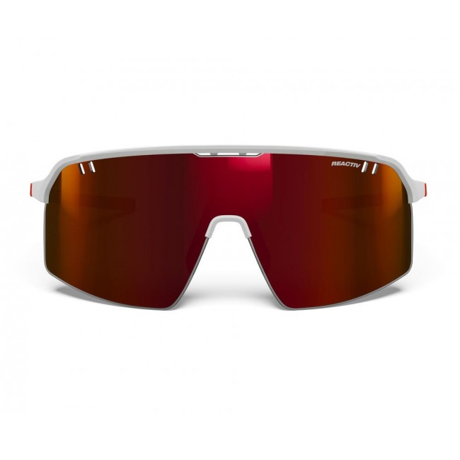 JULBO INTENSITY sunglasses white and orange