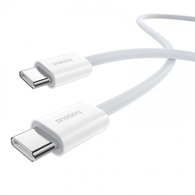 Baseus Superior USB C to USB C data cable 2 m 30 W White
