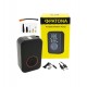 PATONA Electric tire inflator 10.3 bar / 150 PSI Powerbank and LED light Black PATONA Electric tire inflator 10.3 bar / 150 PSI Powerbank and LED light Black