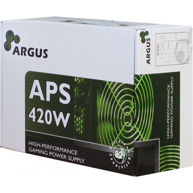 Inter-Tech Argus APS power supply unit 420 W 20+4 pin ATX ATX Black Inter-Tech Argus APS power supply unit 420 W 20+4 pin ATX ATX Black