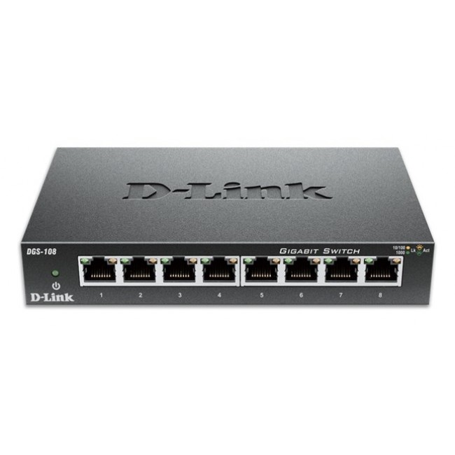 D-Link DGS-108 Black D-Link DGS-108 Black