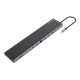 Conceptronic DONN32B 14-in-1 MST Docking Station USB 3.2 Gen 1, HDMI x 2, DP, GbE LAN, USB-A 5Gbps x 3, USB-C 5Gbps x 2, SD, TF/MicroSD, 3.5mm headset, Security Slot, 100W USB PD Conceptronic DONN32B 14-in-1 MST Docking Station USB 3.2 Gen 1, HDMI x 2, DP, GbE LAN, USB-A 5Gbps x 3, USB-C 5Gbps x 2, SD, TF/MicroSD, 3.5mm headset, Security Slot, 100W USB PD