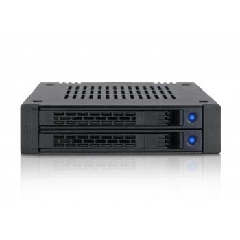 Icy Dock MB742SP-B drive bay panel Black
