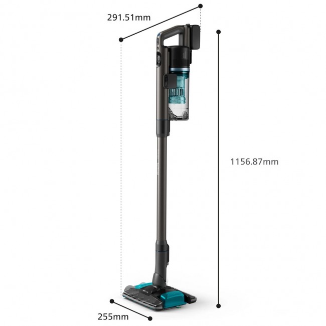 Philips XC8155/01 stick vacuum/electric broom 2-in-1 stick vacuum Battery Dry&wet Bagless 0.6 L Blue Philips XC8155/01 stick vacuum/electric broom 2-in-1 stick vacuum Battery Dry&wet Bagless 0.6 L Blue