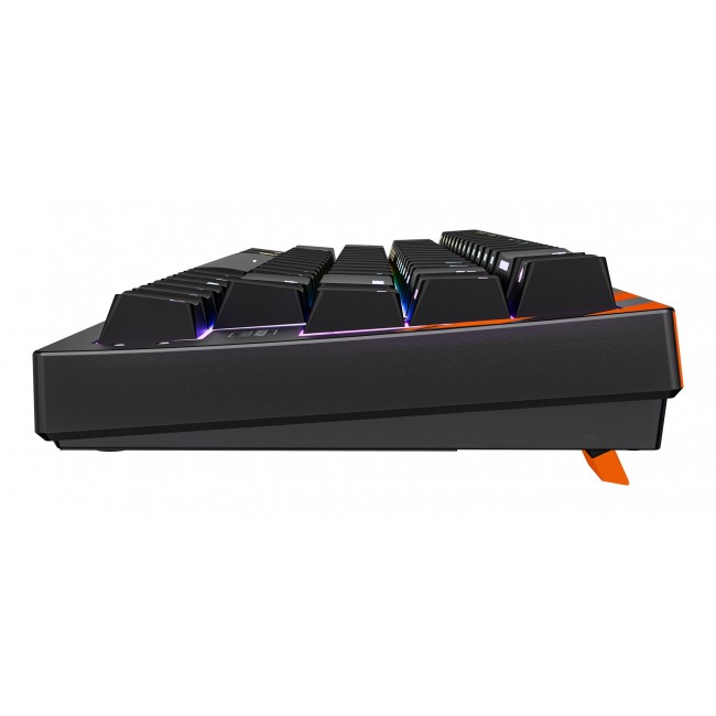 CHERRY K5 PRO TMR COMPACT keyboard Gaming USB QWERTZ German Black, Orange