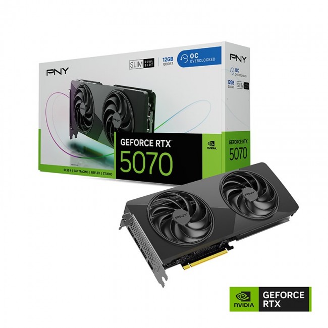 PNY GeForce RTX 5070 Slim NVIDIA 12 GB GDDR7