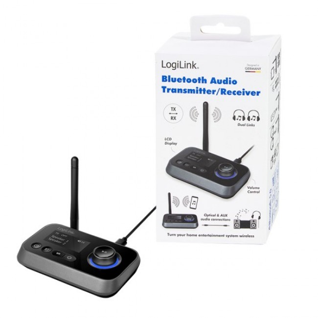 LogiLink BT0062 AV extender AV transmitter & receiver Black LogiLink BT0062 AV extender AV transmitter & receiver Black