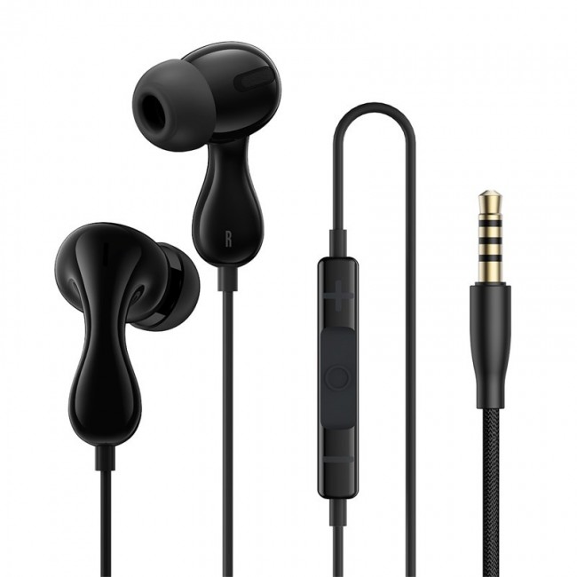 Baseus Encok HZ20 Headset Wired In-ear Calls/Music Black Baseus Encok HZ20 Headset Wired In-ear Calls/Music Black