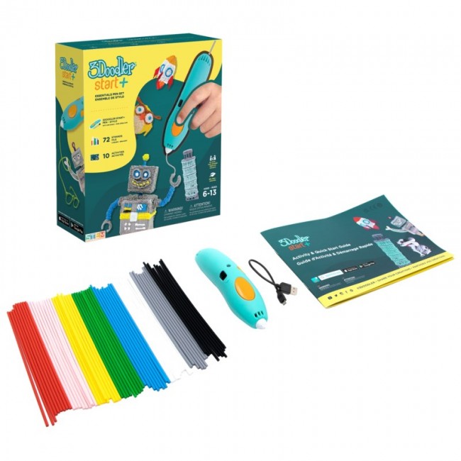 3Doodler Start Plus 3D pen 0.77 mm Turquoise, Yellow 3Doodler Start Plus 3D pen 0.77 mm Turquoise, Yellow