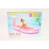Inflatable swimming mattress with canopy pink 57804EU 28802