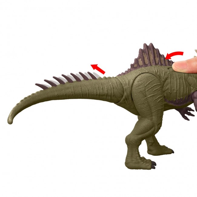 Jurassic World Chaos Theory Battle Roarin Becklespinax Dinosaur Action Figure Toy, Rampage Strike