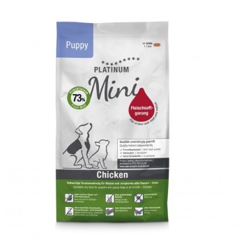PLATINUM Puppy Chicken Mini - semi-moist dog food - 900g