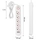 Maclean power strip, 5 socket extension + 3xUSB, 110-240V AC 50/60Hz, 2.1A max 2500W, 1.5m, white, MCE395 W Maclean power strip, 5 socket extension + 3xUSB, 110-240V AC 50/60Hz, 2.1A max 2500W, 1.5m, white, MCE395 W
