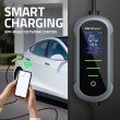 Qoltec Mobile EV Electric Car Charger 2in1 Type2 | 11kW | 400V | Wi-Fi | TUYA | SMART LIFE | LCD | Portable | Wallbox | 5m