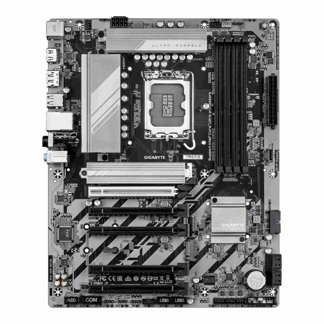 GIGABYTE B860 DS3H WIFI6E Motherboard - Intel Core Ultra Series CPUs, 8+1+2+2 Phases VRM, up to 9066MHz DDR5, 1xPCIe 5.0 + 1xPCIe 4.0 M.2, 2.5GbE LAN, WIFI 6E, USB 3.2 Gen 2x2