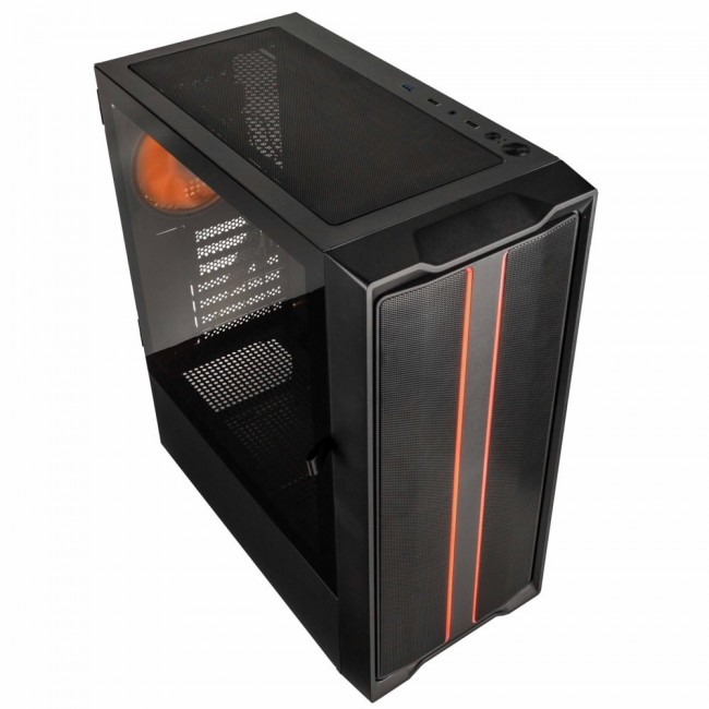 Kolink Inspire K12 ARGB Midi Tower Black, Transparent