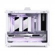PC case Jonsbo C6 MAX, Mini, Micro-ATX, Tempered Glass - White