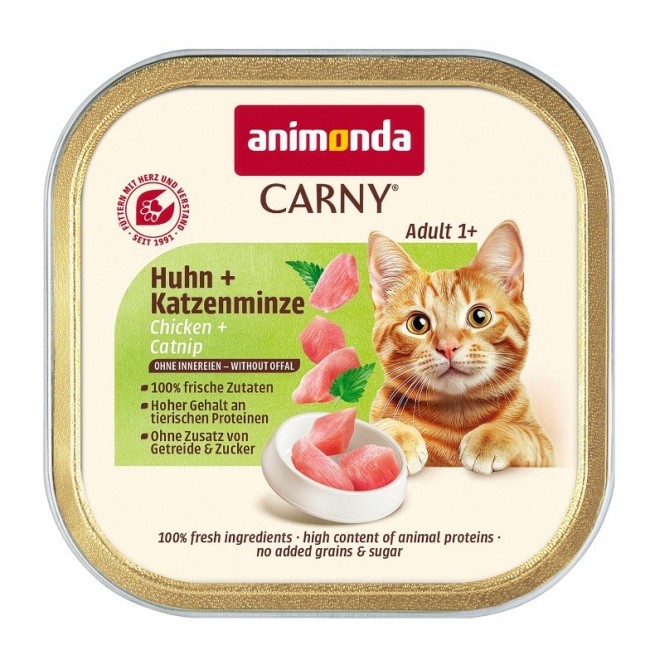 ANIMONDA Carny Adult Chicken and catnip Mono - wet cat food - 85g