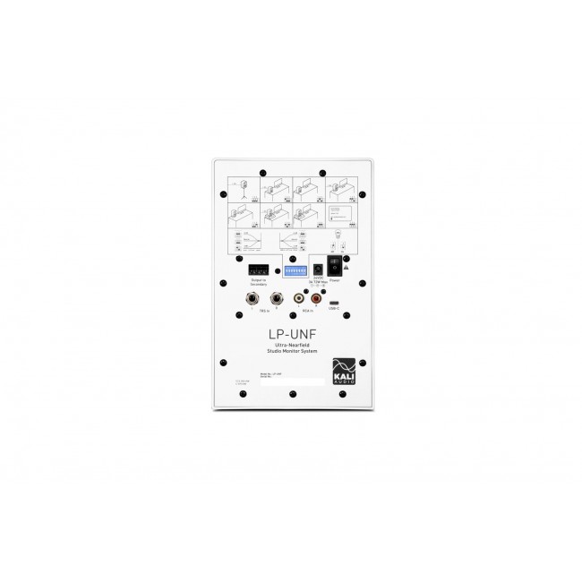 Kali Audio LP-UNF-WH - a pair of Bluetooth monitor speakers (white)