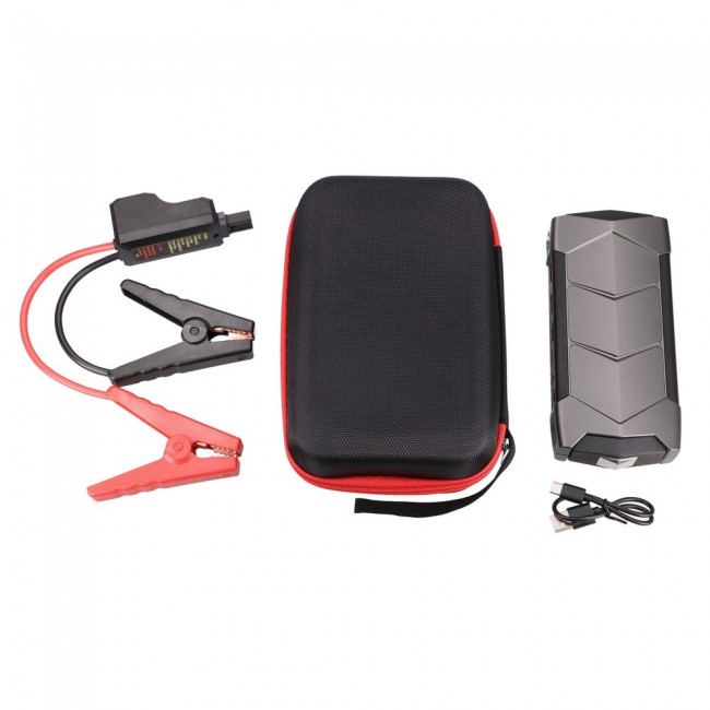 Extralink Jump Max7 Jump Starter 10000mAh | Starter power bank for starting the car | 3x LED, Flashlight, Compass, Hammer Extralink Jump Max7 Jump Starter 10000mAh | Starter power bank for starting the car | 3x LED, Flashlight, Compass, Hammer