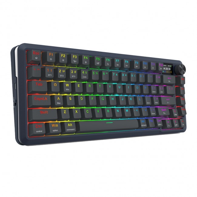REDRAGON K708-RGB-PRO FLEKACT keyboard USB + RF Wireless + Bluetooth Black REDRAGON K708-RGB-PRO FLEKACT keyboard USB + RF Wireless + Bluetooth Black