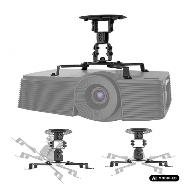 Maclean Ceiling Mount/Hanger for Projectors, 54 320 mm, up to 13.5 kg, 360-degree rotation, MC-200 B