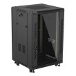 Lanberg FF01-6618-12B rack cabinet 18U Freestanding rack Black Lanberg FF01-6618-12B rack cabinet 18U Freestanding rack Black