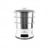 Tefal Convenient Series Deluxe VC502D steam cooker 3 basket(s) Countertop 900 W Stainless steel, White