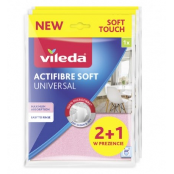  ciereczka Vileda Actifibre Soft Universal 2+1