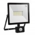 LED floodlight with motion sensor Maclean, slim 50W, 4000lm, neutral white (4000K), IP44, MCE650 NW PIR