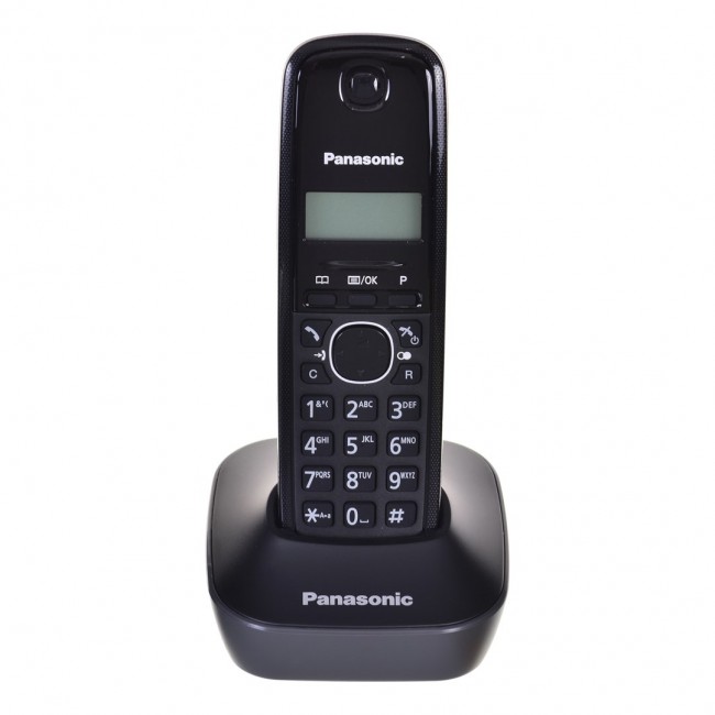 Panasonic KX-TG1611 telephone DECT telephone Black Caller ID Panasonic KX-TG1611 telephone DECT telephone Black Caller ID