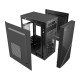 Gembird CCC-FC-K170-600W Office computer case Fornax K170, mATX, black + 600W 80PLUS bronze PSU