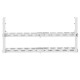 Maclean under-desk cable organizer, max. load 5kg, max. 728mm, 2 levels, white, MC-102 W Maclean under-desk cable organizer, max. load 5kg, max. 728mm, 2 levels, white, MC-102 W