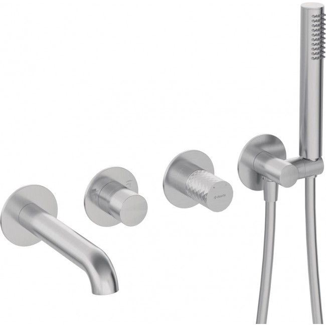 4-hole concealed bath mixer tap
