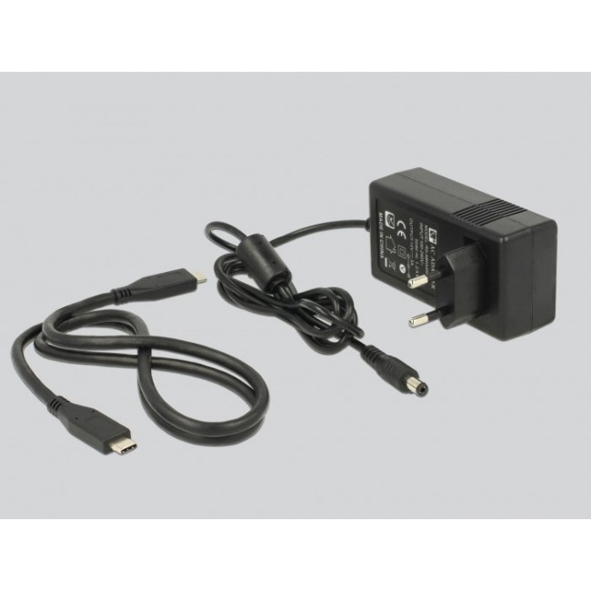 DeLOCK 63957 storage drive docking station USB 3.2 Gen 2 (3.1 Gen 2) Type-C Black DeLOCK 63957 storage drive docking station USB 3.2 Gen 2 (3.1 Gen 2) Type-C Black