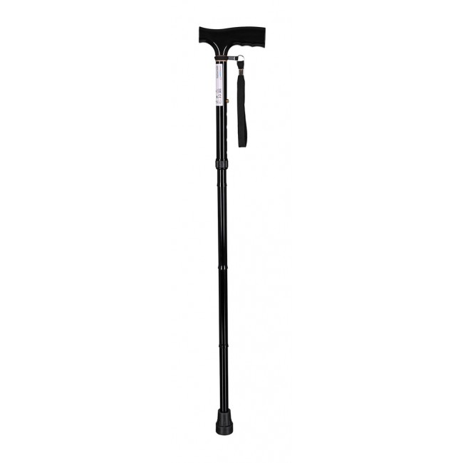 Folding walking stick ACTIONMED black