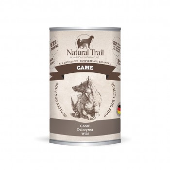 NATURAL TRAIL Game Meat - Wet Dog Food - 400 g