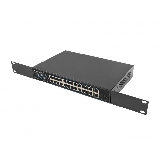 Lanberg RSGE-24P-2GE-2S-250 network switch Unmanaged Lanberg RSGE-24P-2GE-2S-250 network switch Unmanaged