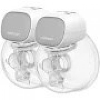 MOMCOZY M9 wireless hands-free breast pump, grey, double set