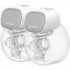 MOMCOZY M9 wireless hands-free breast pump, grey, double set