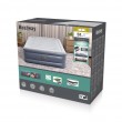Bestway Tritech Air Mattress Queen with Built-in AC Pump and Antimicrobial Coating 2.03 m x 1.52 m x 51 cm