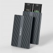 Qoltec Enclosure | M.2 SSD tray | SATA | NVMe | USB-C | DUAL 2 x 2TB
