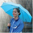 EuroSCHIRM Swing liteflex Blue Fiberglass Polyester Full-sized Rain umbrella