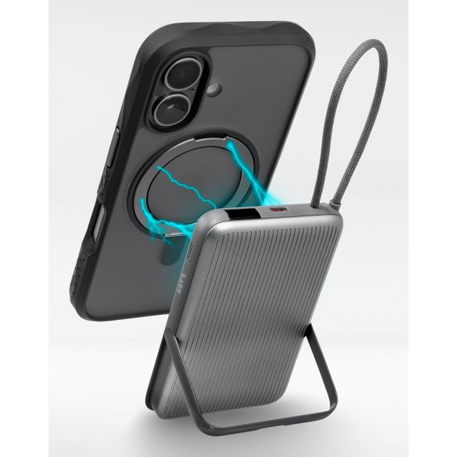 LAUT WW-T185ALF 10000 mAh Wireless charging Grey, Silver LAUT WW-T185ALF 10000 mAh Wireless charging Grey, Silver