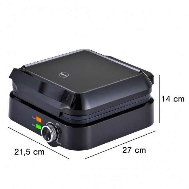ELDOM WA900 WAFFLE IRON 1200W BLACK