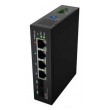 Lanberg ILGE-4P-2S-90 network switch Unmanaged Fast Ethernet (10/100) Power over Ethernet (PoE) 1U Black