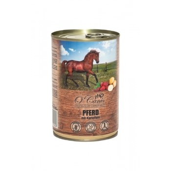 O'CANIS canned dog food- wet food- horse meat with potato - 400 g